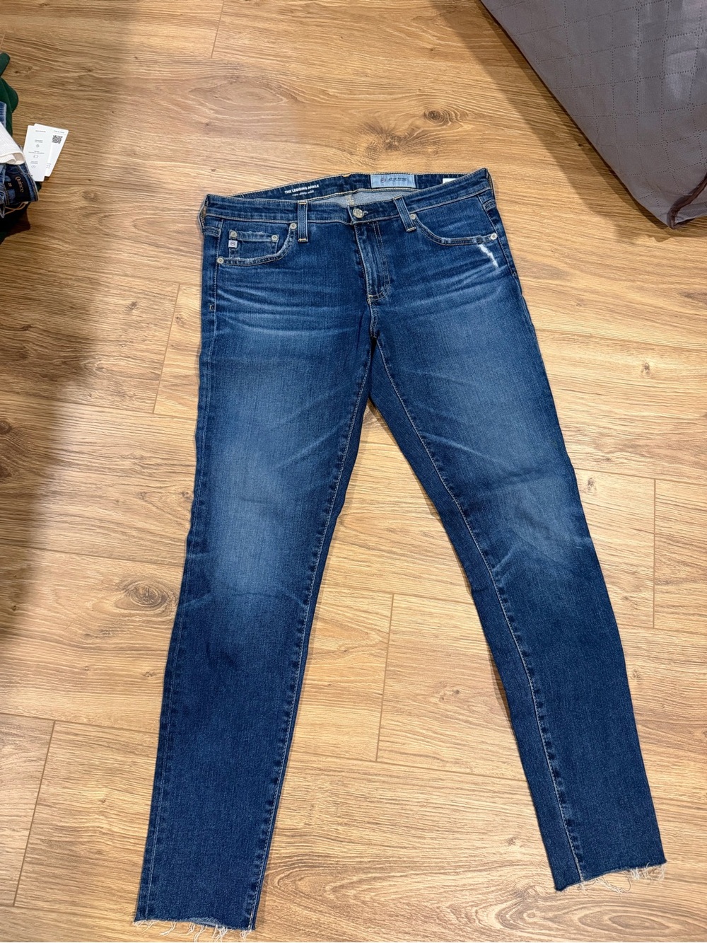 Ag Adriano Goldschmied Dark Indigo Skinny Jeans. Never worn